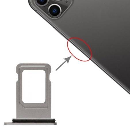 Tiroir de la carte sim de l'iPhone 11 Blanc