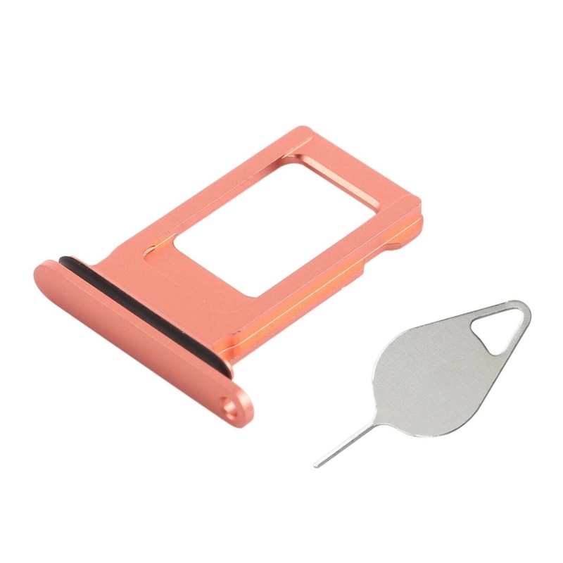 Tiroir de carte SIM de l'iPhone XR Corail