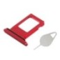 Tiroir de carte SIM Rouge de l'iPhone XR
