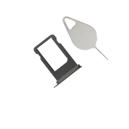 Tiroir de carte SIM Noir de l'iPhone 8