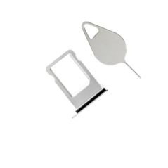 Tiroir de carte SIM Gris / Silver de l'iPhone 8 Plus