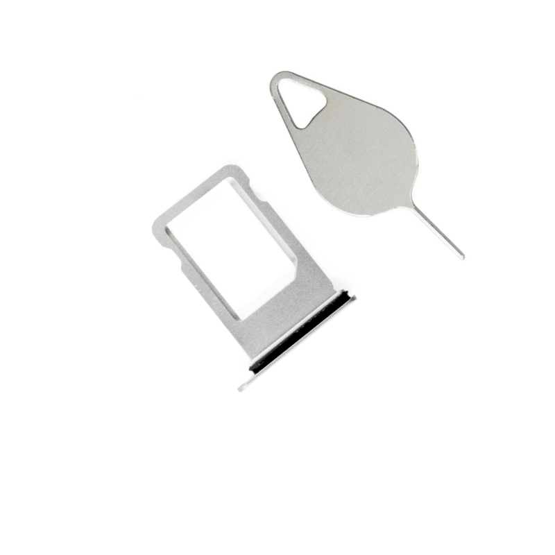 Tiroir de carte SIM Gris / Silver de l'iPhone 8 Plus