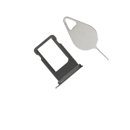 Tiroir de carte SIM Noir de l'iPhone 8 Plus