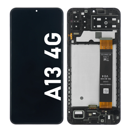 Écran LCD du Samsung Galaxy A13 4G assemblé sur châssis