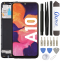 Écran LCD du Samsung Galaxy A10 assemblé sur châssis - Avec outils