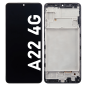 Écran LCD du Samsung Galaxy A22 4G assemblé sur châssis