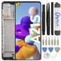 Écran LCD du Samsung Galaxy A21S assemblé sur châssis - Avec outils