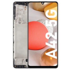 Écran LCD du Samsung Galaxy A42 5G assemblé sur châssis - Avec outils