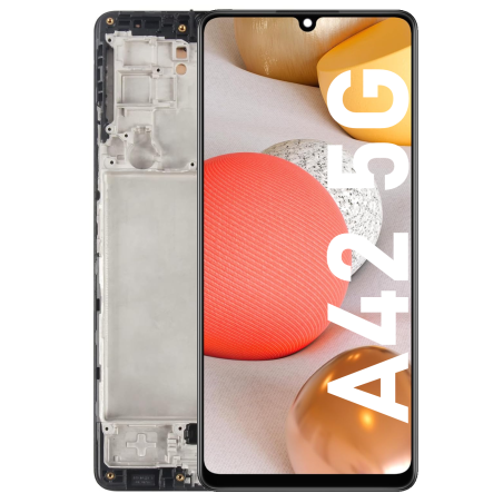 Écran LCD du Samsung Galaxy A42 5G assemblé sur châssis - Avec outils