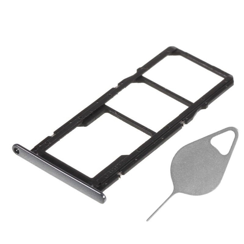 Tiroir de carte SIM Noir du Huawei Y6 2018