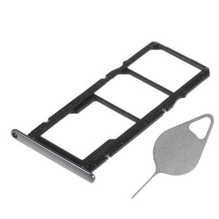 Tiroir de carte SIM Noir du Huawei Y6 2018