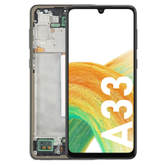 Écran LCD du Samsung Galaxy A33 assemblé sur châssis - Avec outils