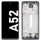 Écran LCD du Samsung Galaxy A52 4G et 5G Noir assemblé sur châssis