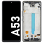 Écran LCD du Samsung Galaxy A53 assemblé sur châssis