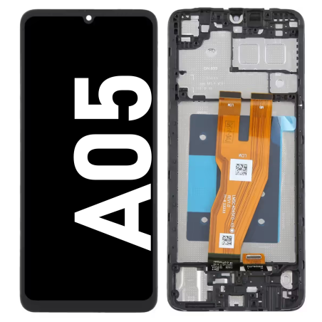 Écran LCD du Samsung Galaxy A05 assemblé sur châssis
