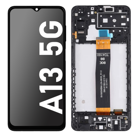 Écran LCD du Samsung Galaxy A13 5G assemblé sur châssis