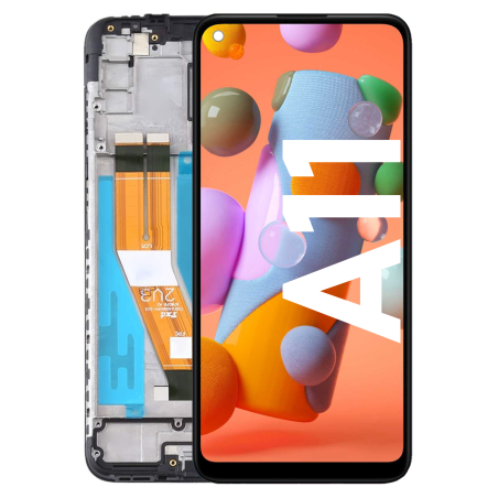 Écran LCD du Samsung Galaxy A11 assemblé sur châssis - Avec outils