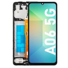 Écran LCD du Samsung Galaxy A06 5G assemblé sur châssis - Avec outils