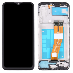 Écran LCD du Samsung Galaxy A03 assemblé sur châssis