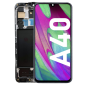 Écran LCD du Samsung Galaxy A40 assemblé sur châssis - Avec outils