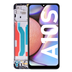 Écran LCD du Samsung Galaxy A10S assemblé sur châssis - Avec outils
