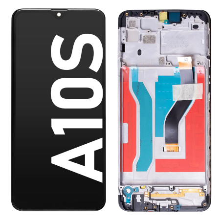Écran LCD du Samsung Galaxy A10S assemblé sur châssis