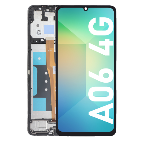 Écran LCD du Samsung Galaxy A06 4G assemblé sur châssis - Avec outils