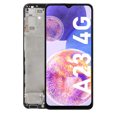 Écran LCD du Samsung Galaxy A23 4G assemblé sur châssis - Avec outils