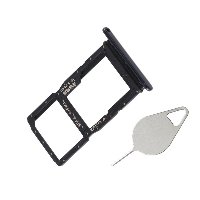 Tiroir de carte SIM Noir du Huawei P Smart Z