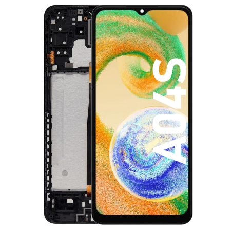 Écran LCD du Samsung Galaxy A04S assemblé sur châssis - Avec outils