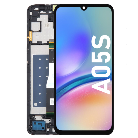 Écran LCD du Samsung Galaxy A05S assemblé sur châssis - Avec outils