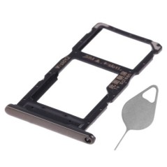 Tiroir de carte SIM Noir du Huawei P Smart 2019