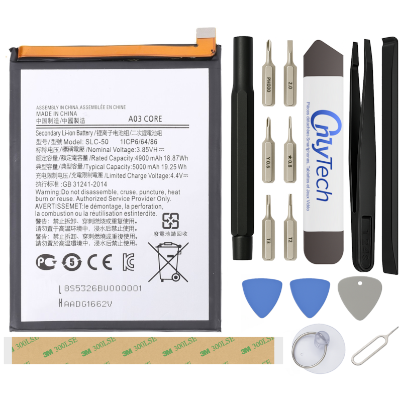 Batterie pour Samsung Galaxy A03 Core - Qualité Originale - Avec outils