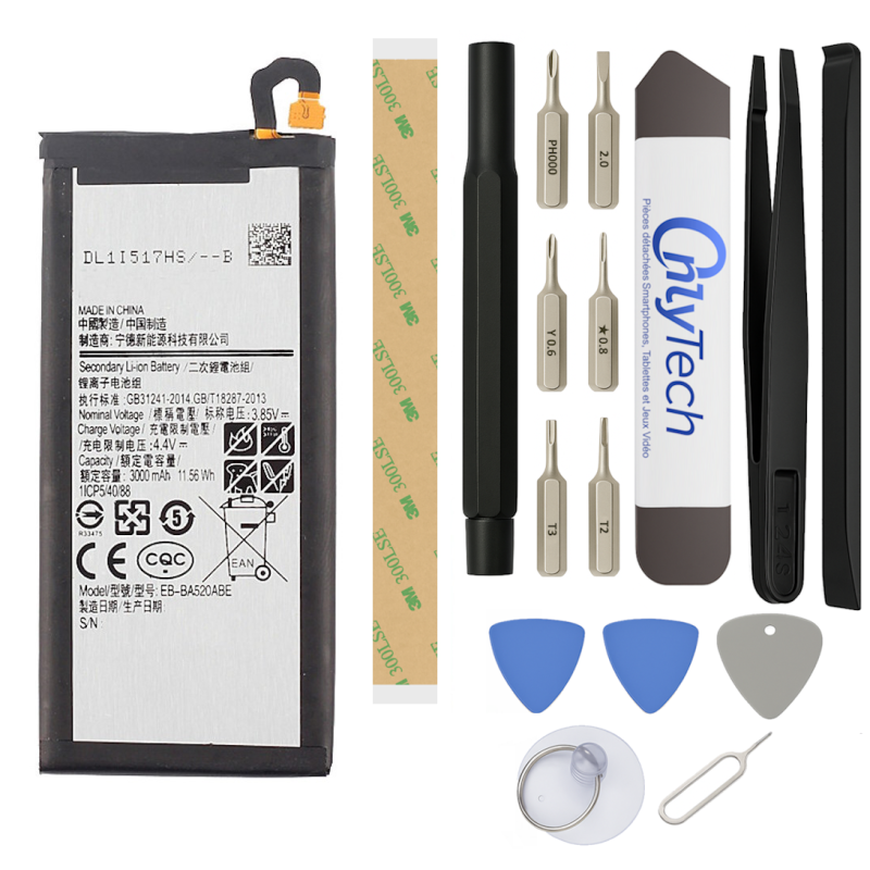 Batterie pour Samsung Galaxy A5 2017 - Qualité Originale - Avec outils