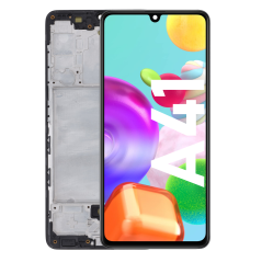 Écran LCD du Samsung Galaxy A41 assemblé sur châssis - Avec outils