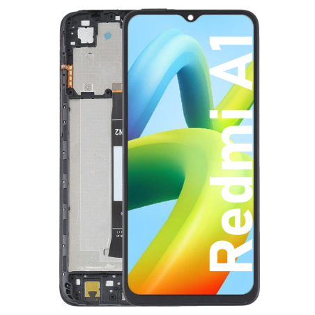 Écran LCD du Xiaomi Redmi A1 assemblé sur châssis - Avec outils