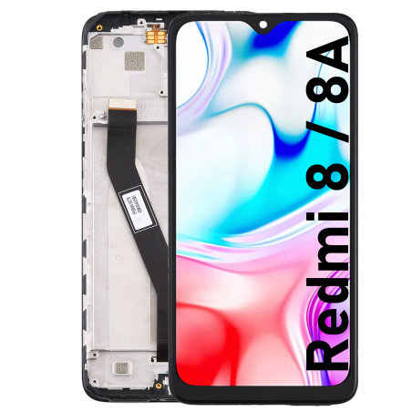 Écran LCD du Xiaomi Redmi 8 / 8A assemblé sur châssis - Avec outils
