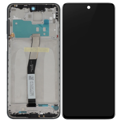 Écran LCD du Xiaomi Redmi Note 9 Pro assemblé sur châssis