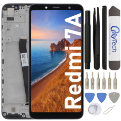 Écran LCD du Xiaomi Redmi 7A assemblé sur châssis - Avec outils