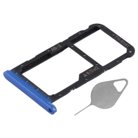 Tiroir de carte SIM Bleu du Huawei P20 Lite