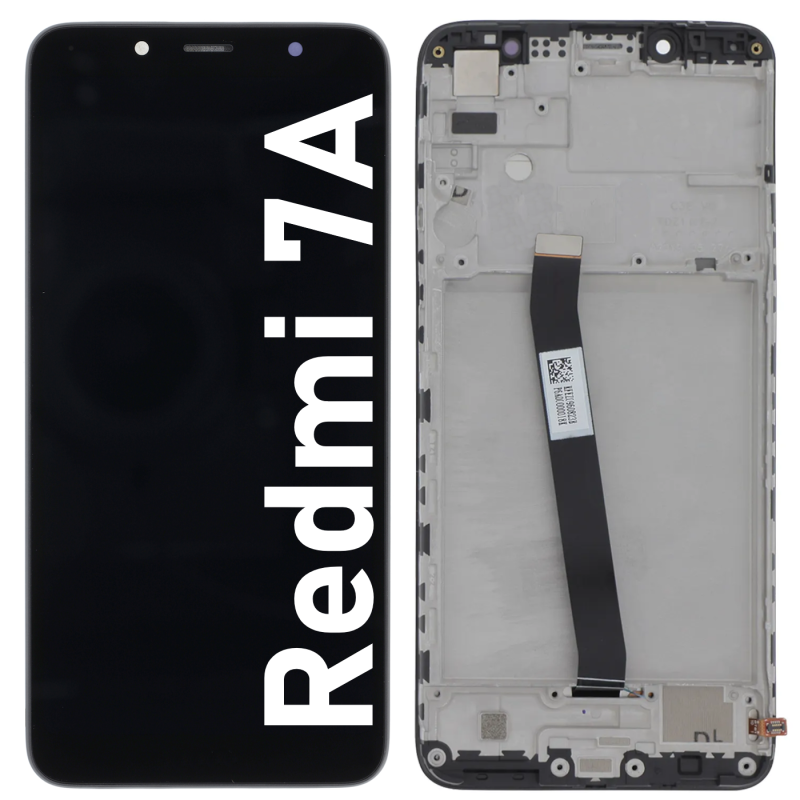 Écran LCD du Xiaomi Redmi 7A assemblé sur châssis