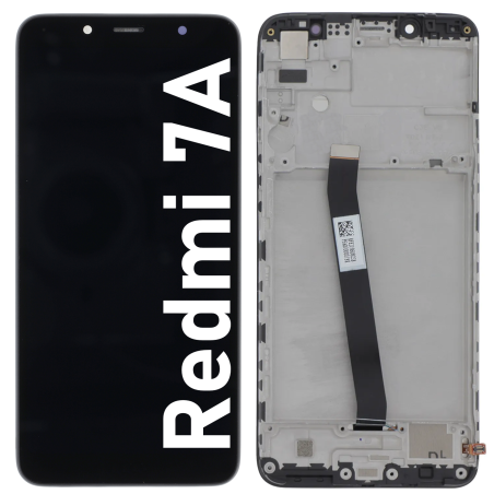 Écran LCD du Xiaomi Redmi 7A assemblé sur châssis