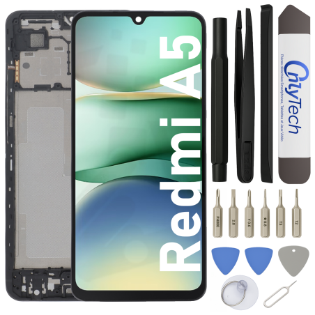 Écran LCD du Xiaomi Redmi A5 assemblé sur châssis - Avec outils