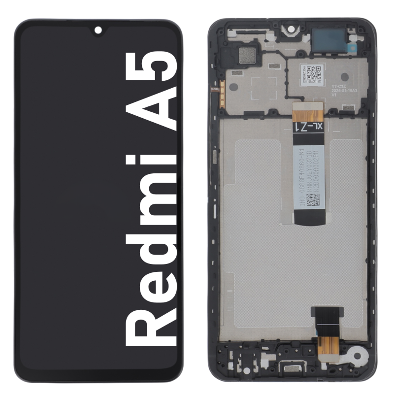 Écran LCD du Xiaomi Redmi A5 assemblé sur châssis