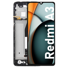 Écran LCD du Xiaomi Redmi A3 assemblé sur châssis - Avec outils