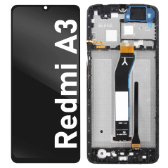 Écran LCD du Xiaomi Redmi A3 assemblé sur châssis