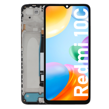 Écran LCD du Xiaomi Redmi 10C assemblé sur châssis - Avec outils