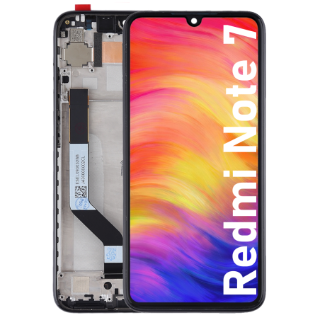 Écran LCD du Xiaomi Redmi Note 7 assemblé sur châssis - Avec outils