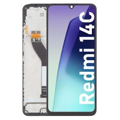 Écran LCD du Xiaomi Redmi 14C assemblé sur châssis - Avec outils