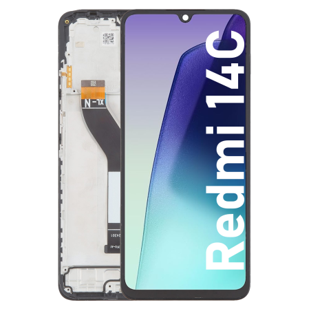 Écran LCD du Xiaomi Redmi 14C assemblé sur châssis - Avec outils